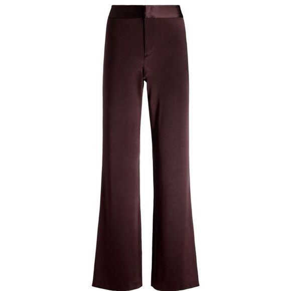 Alice + Olivia Women's JC WIDE LEG SIDE SLIT PANT Pants size 8 NWT $395 - Picture 2 of 8